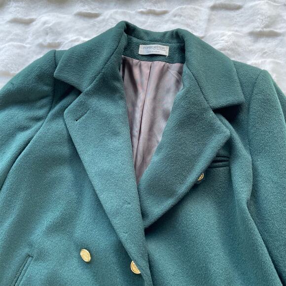 🔥Vintage Forecaster Of Boston USA Pure Wool Double Breasted Minimalist Overcoat - Picture 10 of 16